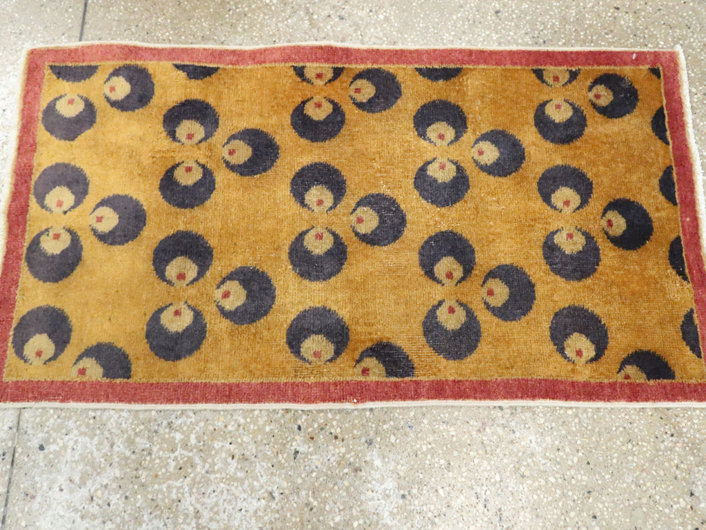 Vintage Turkish Anatolian Deco Rug, No.15309 - Galerie Shabab