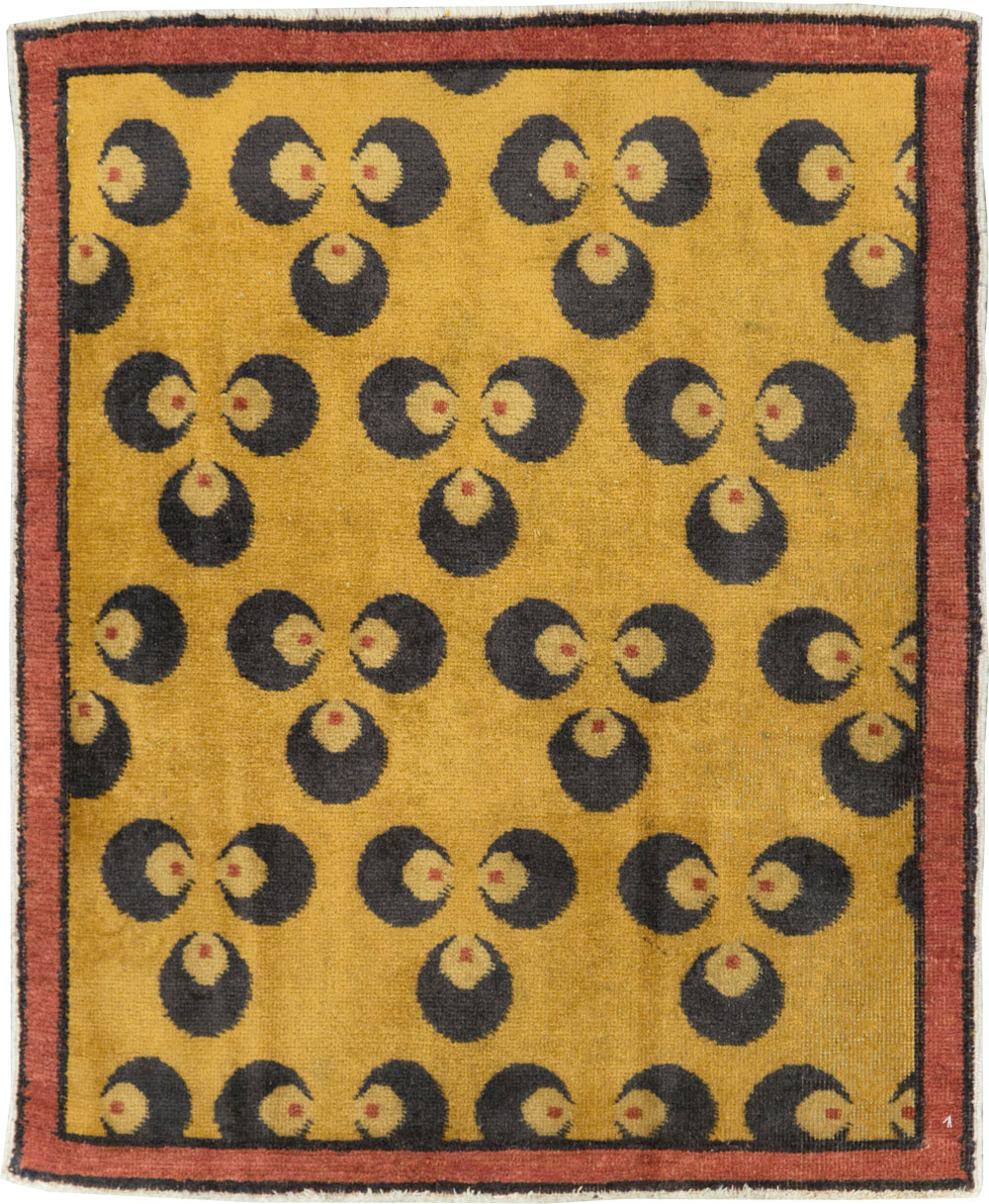 Vintage Turkish Anatolian Deco Rug, No.15311 - Galerie Shabab