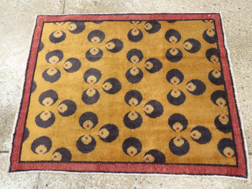 Vintage Turkish Anatolian Deco Rug, No.15311 - Galerie Shabab