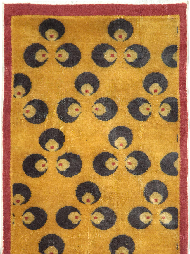 Vintage Anatolian Deco Rug, No.15317 - Galerie Shabab