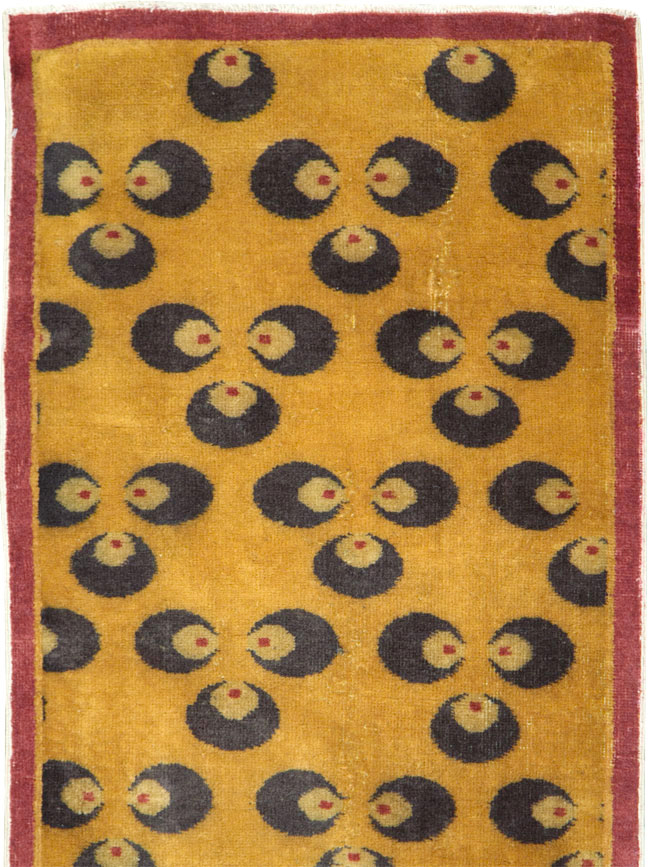 Vintage Anatolian Deco Rug, No.15317 - Galerie Shabab