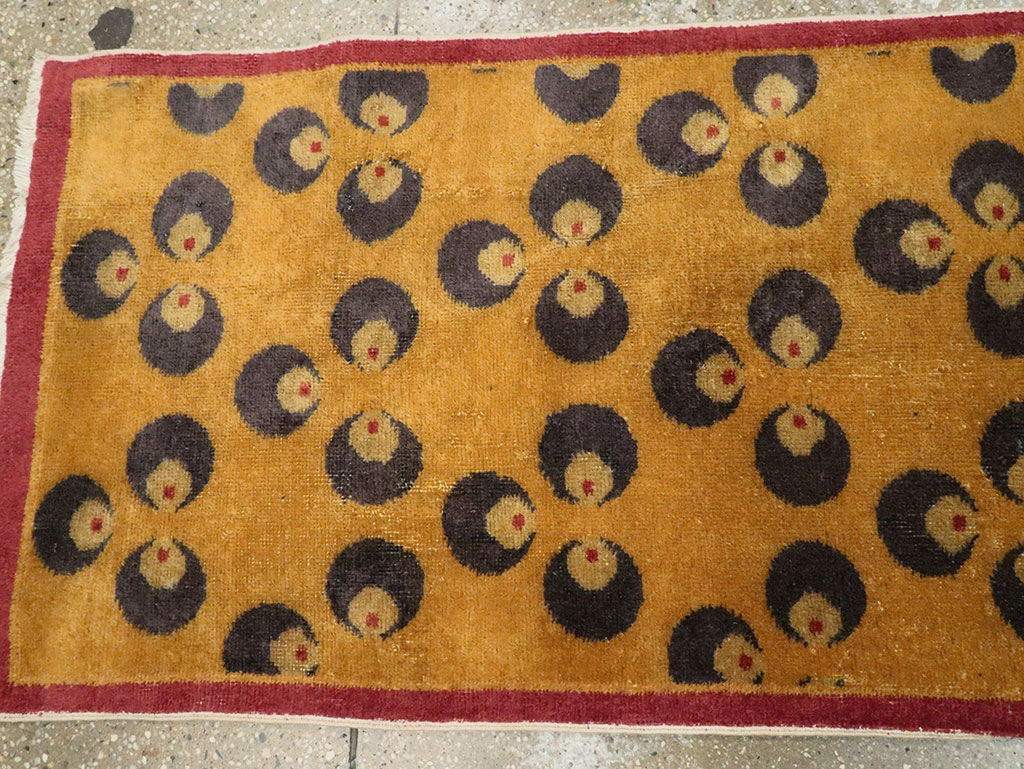 Vintage Anatolian Deco Rug, No.15317 - Galerie Shabab