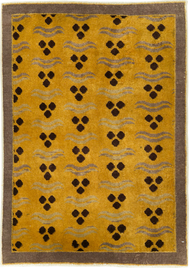 Vintage Anatolian Deco Rug, No.15318 - Galerie Shabab