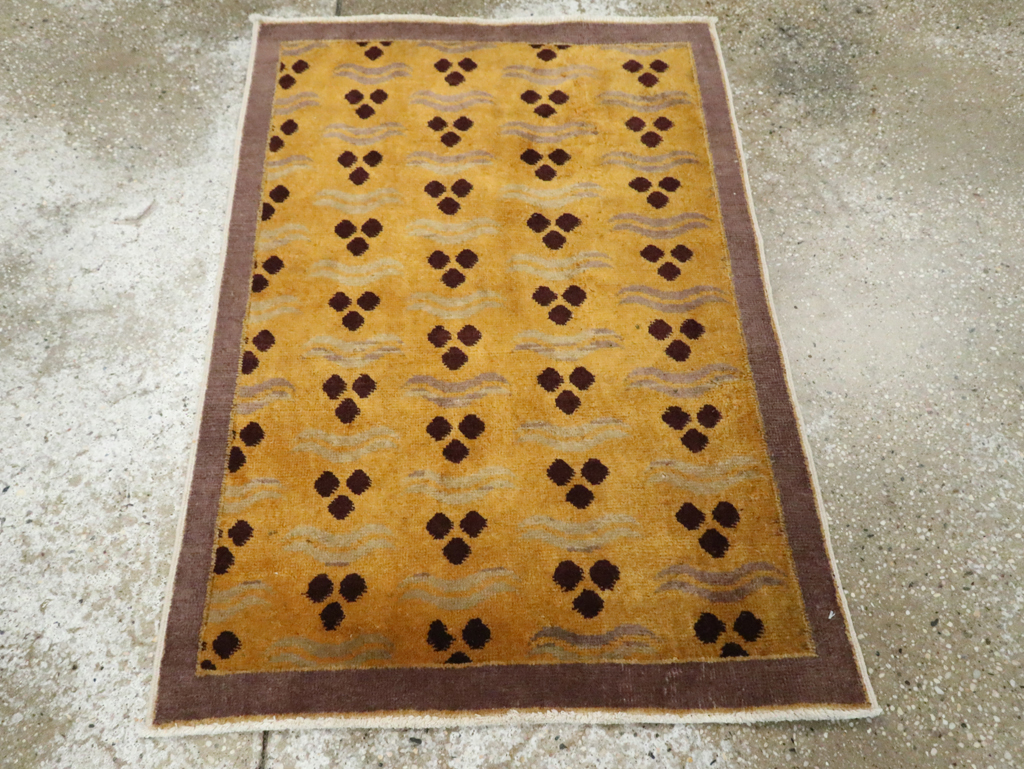 Vintage Anatolian Deco Rug, No.15318 - Galerie Shabab