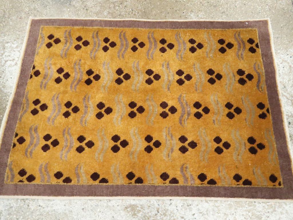 Vintage Anatolian Deco Rug, No.15318 - Galerie Shabab