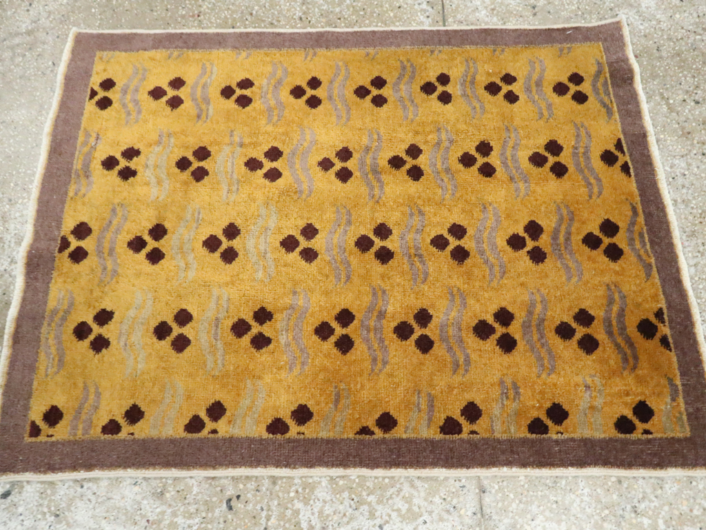 Vintage Turkish Anatolian Deco Rug, No.15325 - Galerie Shabab