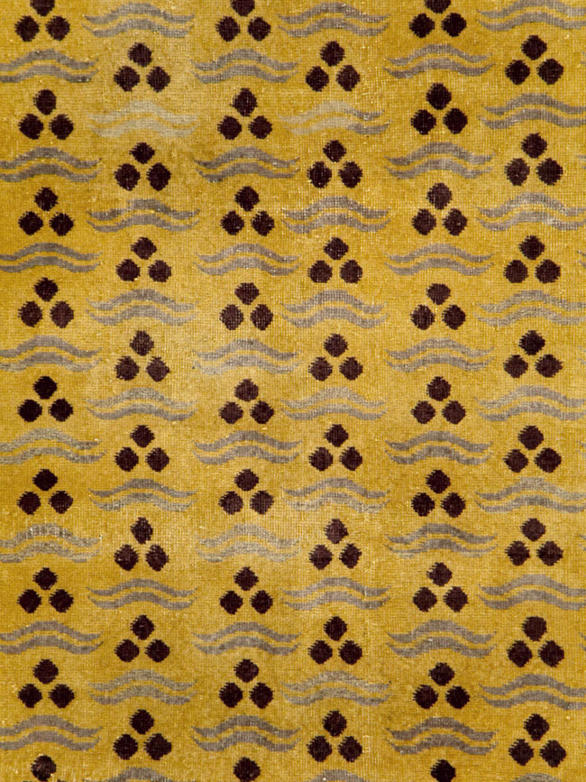 Vintage Anatolian Art Deco Carpet, No.15327 - Galerie Shabab