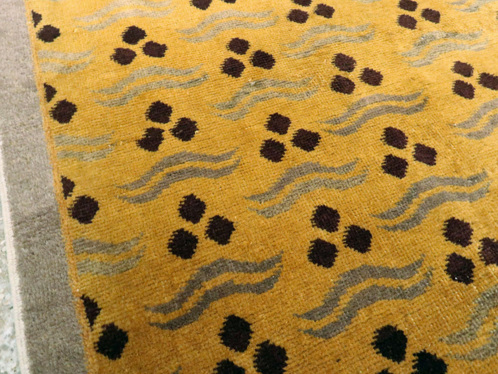 Vintage Anatolian Art Deco Carpet, No.15327 - Galerie Shabab