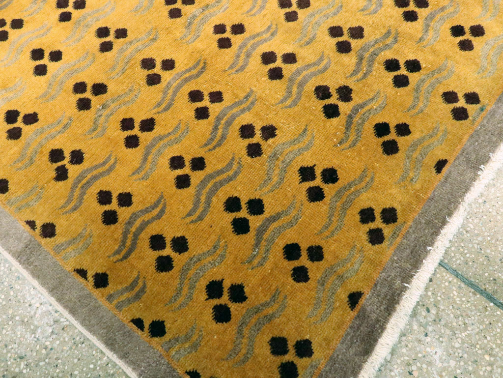 Vintage Anatolian Art Deco Carpet, No.15327 - Galerie Shabab