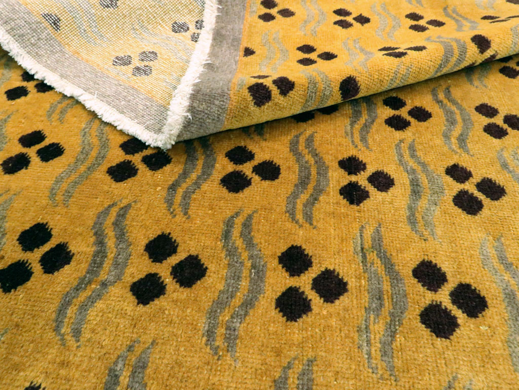 Vintage Anatolian Art Deco Carpet, No.15327 - Galerie Shabab