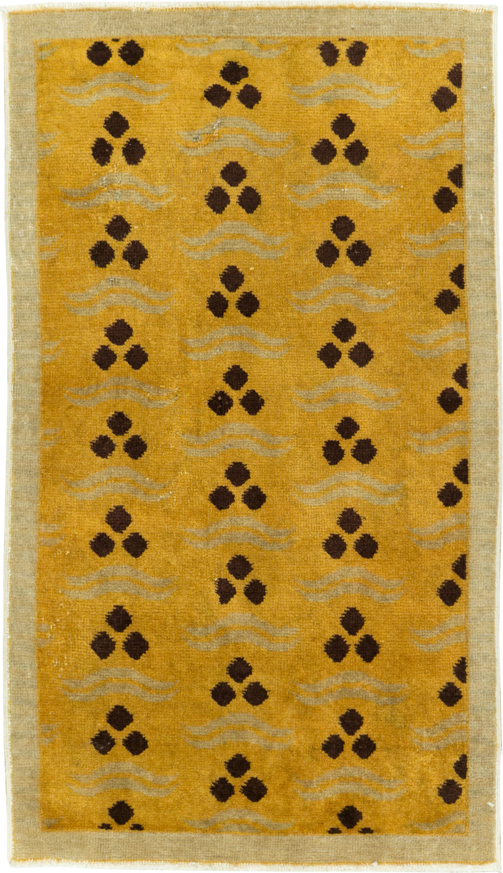 Vintage Anatolian Deco Rug, No.15330 - Galerie Shabab