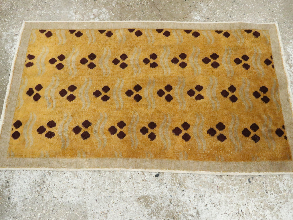 Vintage Anatolian Deco Rug, No.15330 - Galerie Shabab