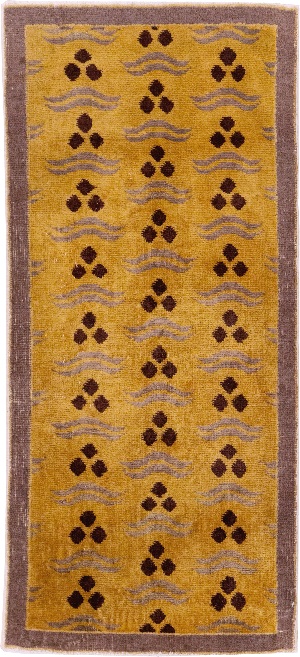 Vintage Turkish Anatolian Deco Rug, No.15332 - Galerie Shabab
