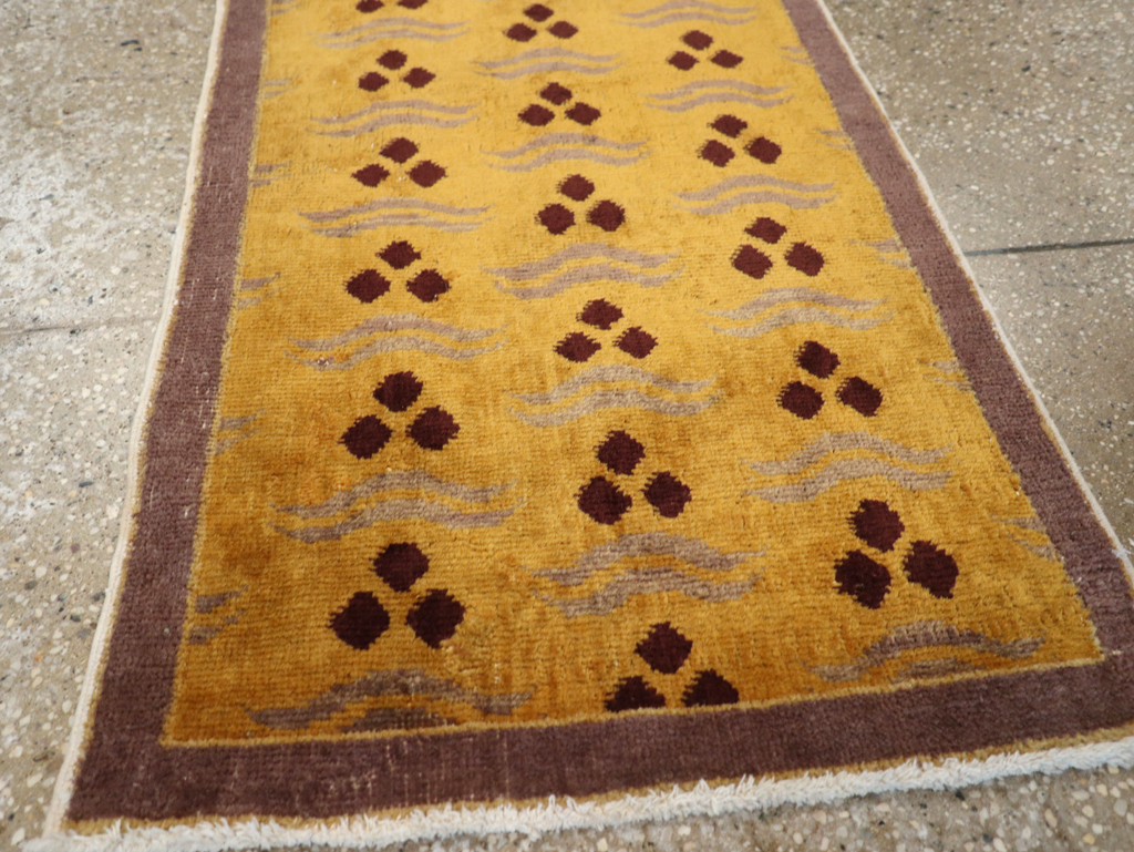 Vintage Turkish Anatolian Deco Rug, No.15332 - Galerie Shabab