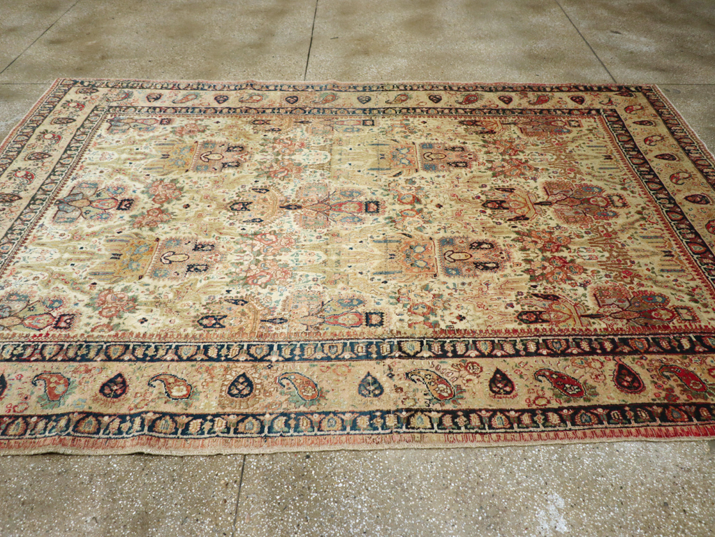 Antique Persian Tabriz Carpet, No.15341 - Galerie Shabab