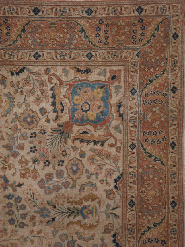 Antique Tabriz Carpet, No.15345 - Galerie Shabab