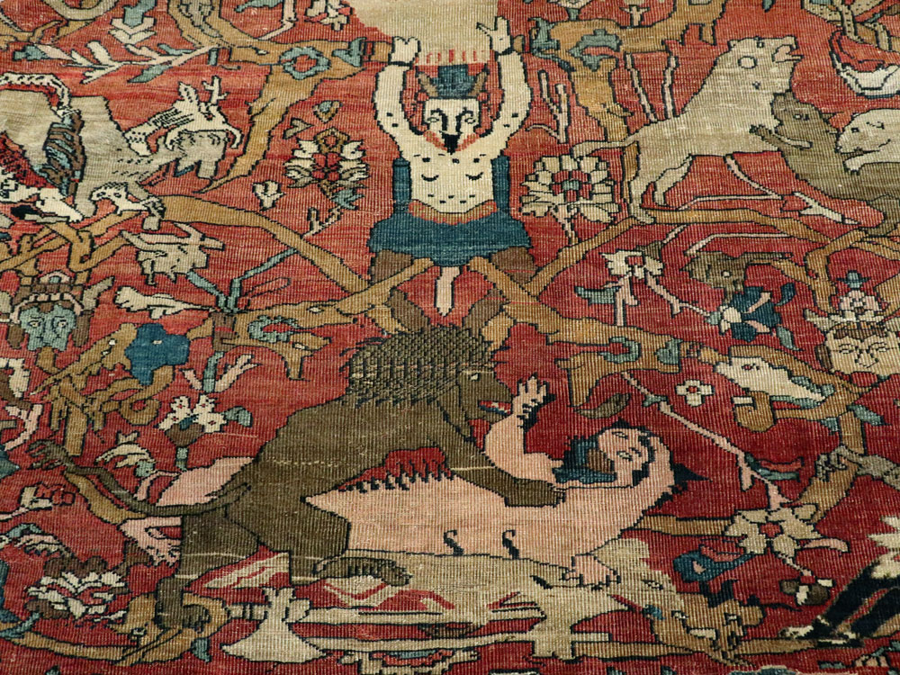 Antique Persian Fereghan Rug, No.15354 - Galerie Shabab