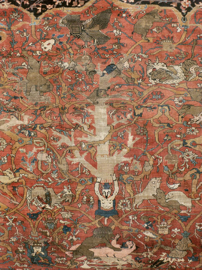 Antique Persian Fereghan Rug, No.15354 - Galerie Shabab