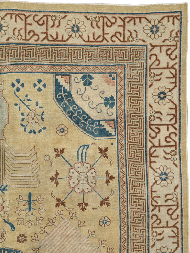 Antique Persian Tabriz Carpet, No.15355 - Galerie Shabab