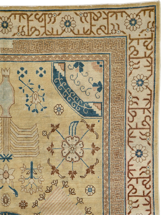 Antique Persian Tabriz Carpet, No.15355 - Galerie Shabab