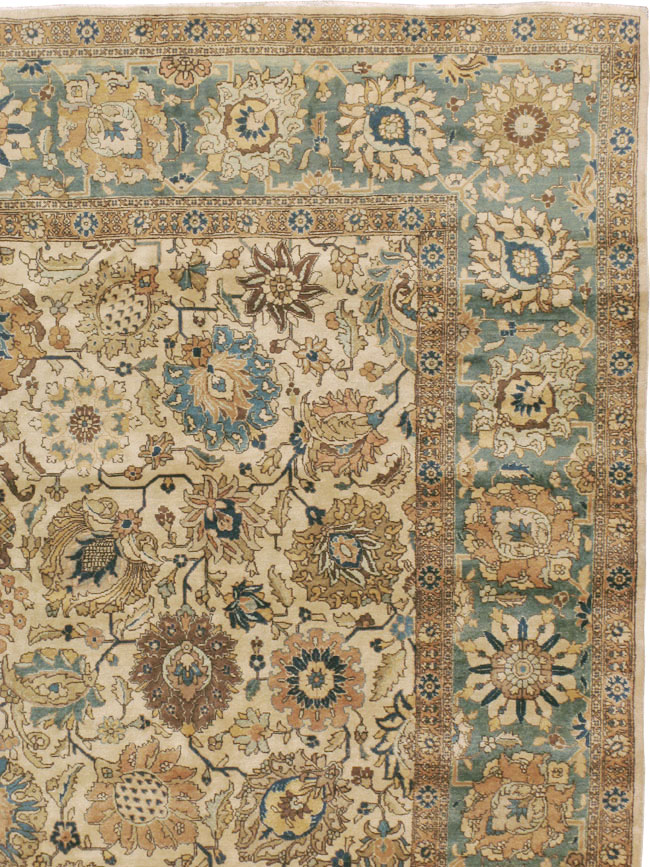 Vintage Persian Tabriz Carpet, No.15379 - Galerie Shabab