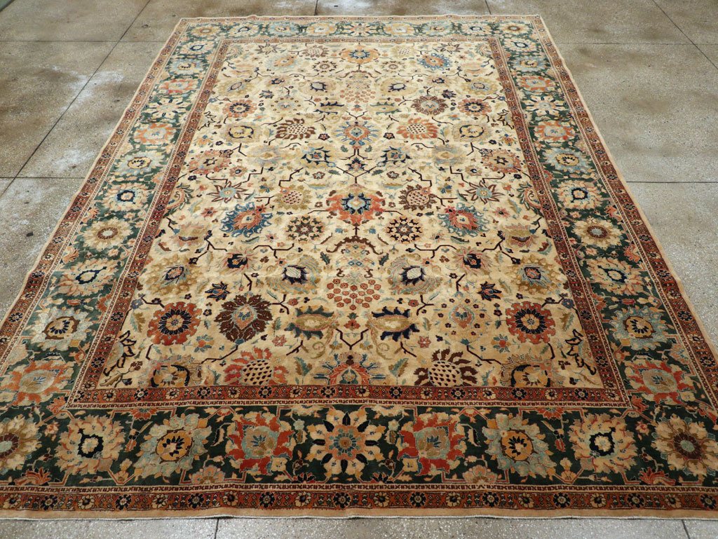 Vintage Persian Tabriz Carpet, No.15379 - Galerie Shabab