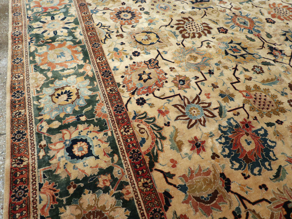 Vintage Persian Tabriz Carpet, No.15379 - Galerie Shabab