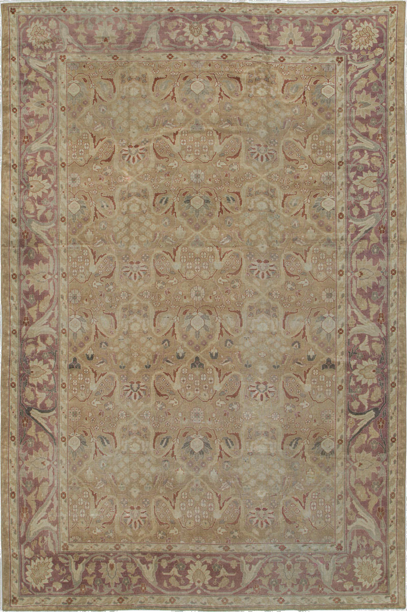 Antique Indian Lahore Carpet, No.15397 - Galerie Shabab
