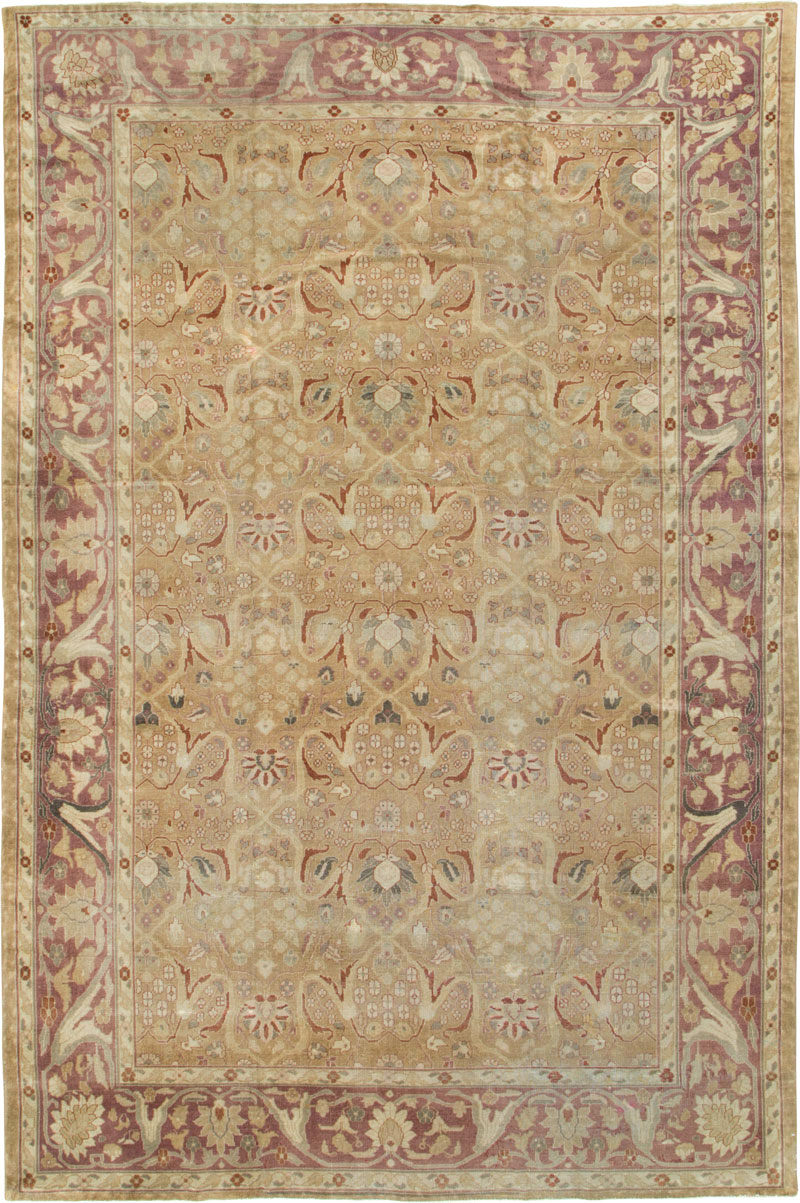Antique Indian Lahore Carpet, No.15397 - Galerie Shabab