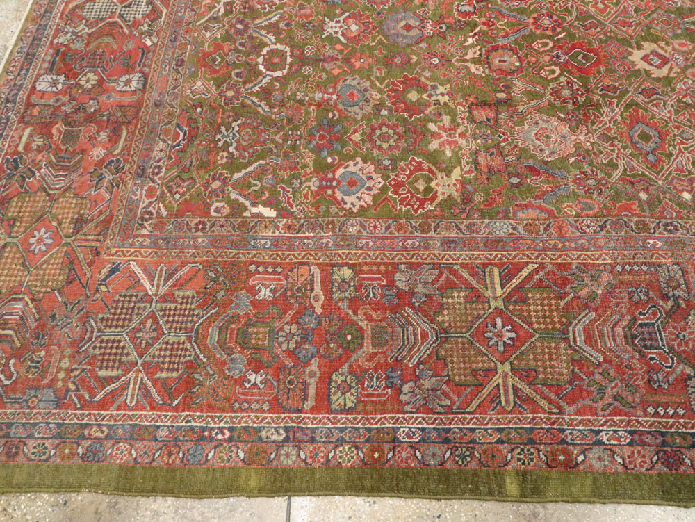 Antique Persian Sultanabad Carpet, No.15398 - Galerie Shabab