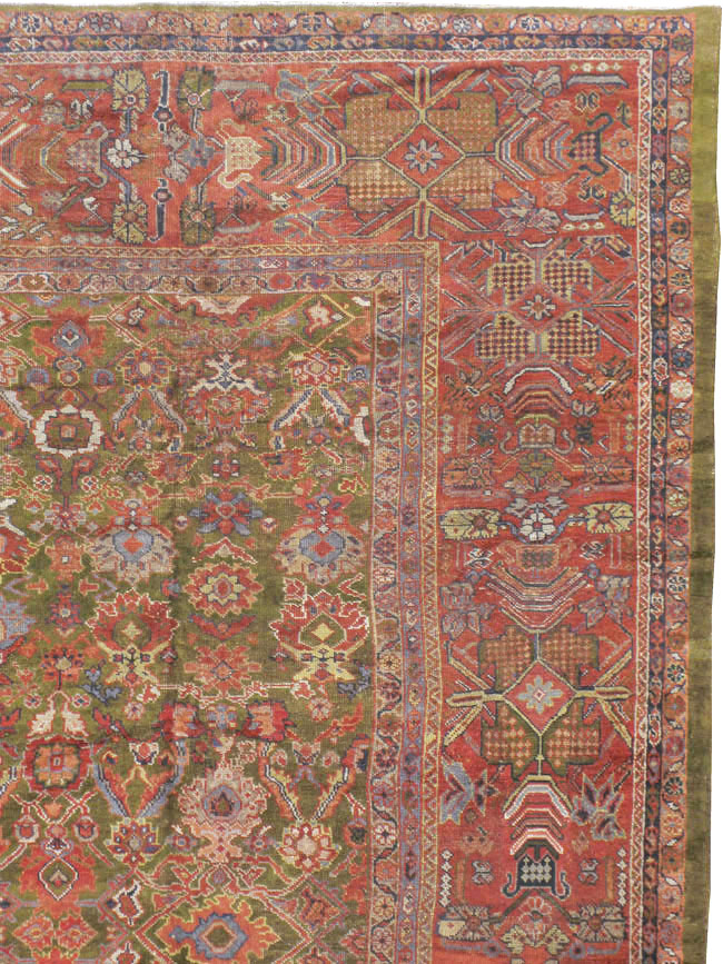 Antique Persian Sultanabad Carpet, No.15398 - Galerie Shabab