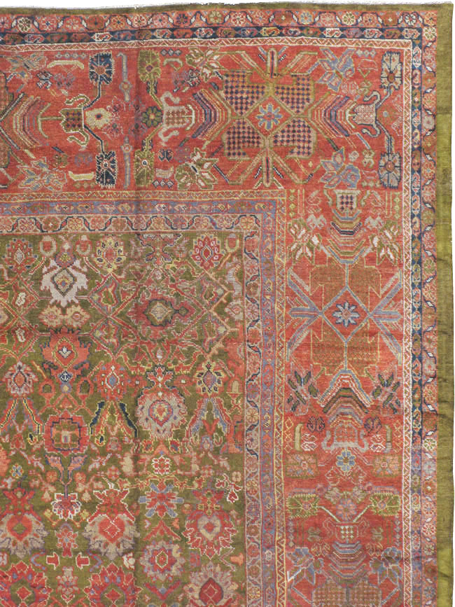 Antique Persian Sultanabad Carpet, No.15398 - Galerie Shabab