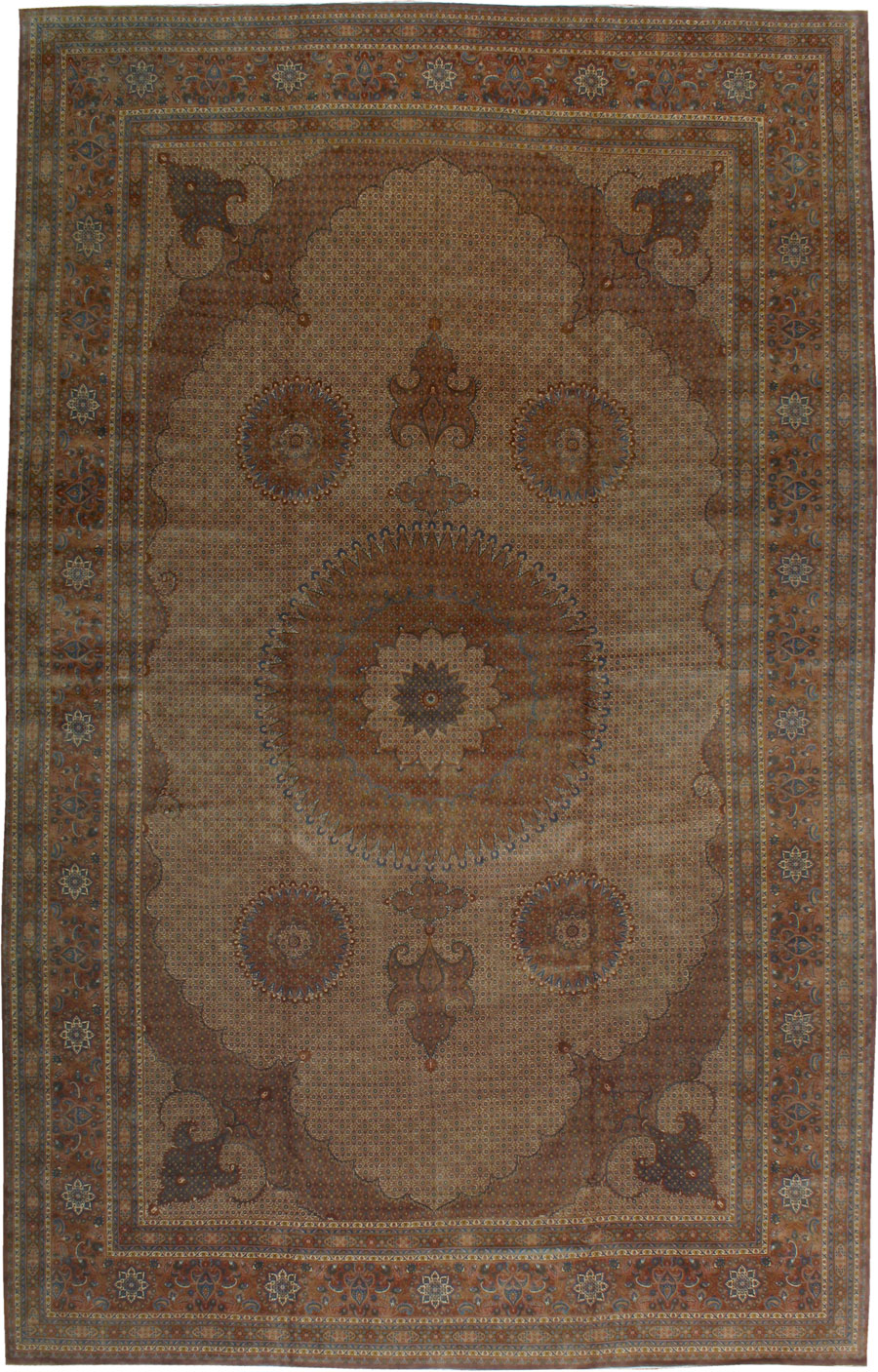 A Mashad Carpet, No.15426 - Galerie Shabab