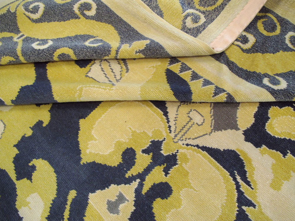 Antique Spanish Cuenca Carpet, No.15444 - Galerie Shabab