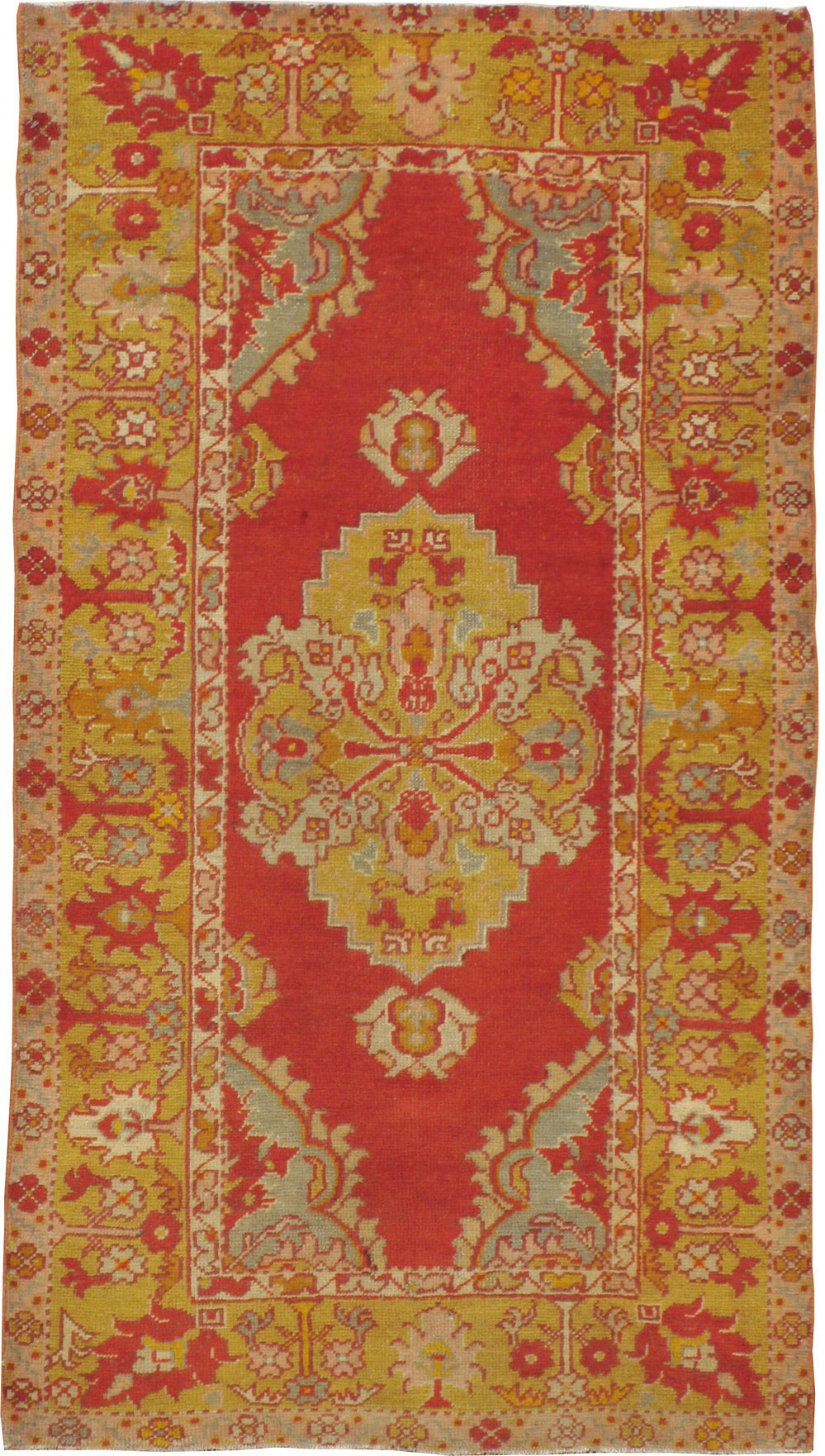 Antique Turkish Oushak Rug, No.15464 - Galerie Shabab