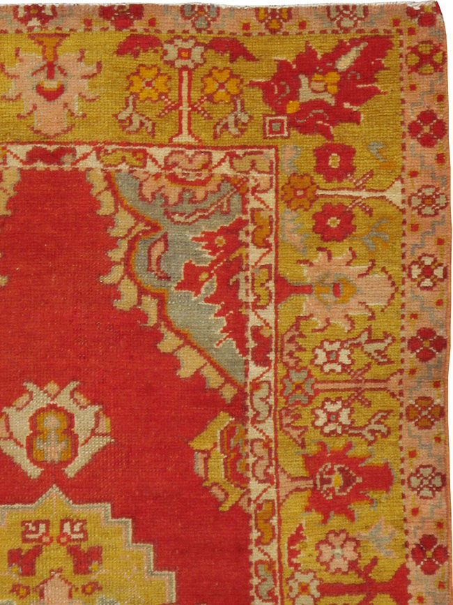 Antique Turkish Oushak Rug, No.15464 - Galerie Shabab