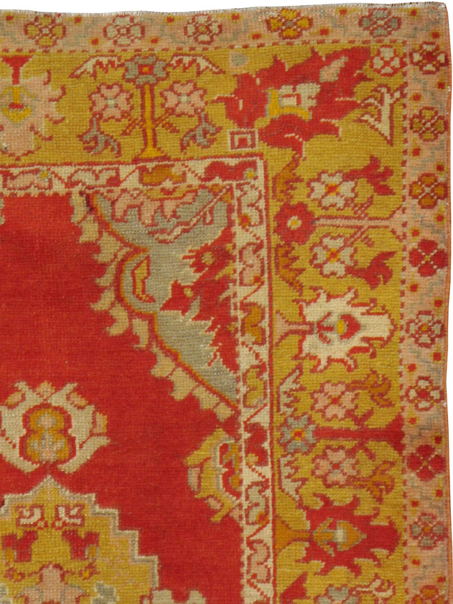 Antique Turkish Oushak Rug, No.15464 - Galerie Shabab
