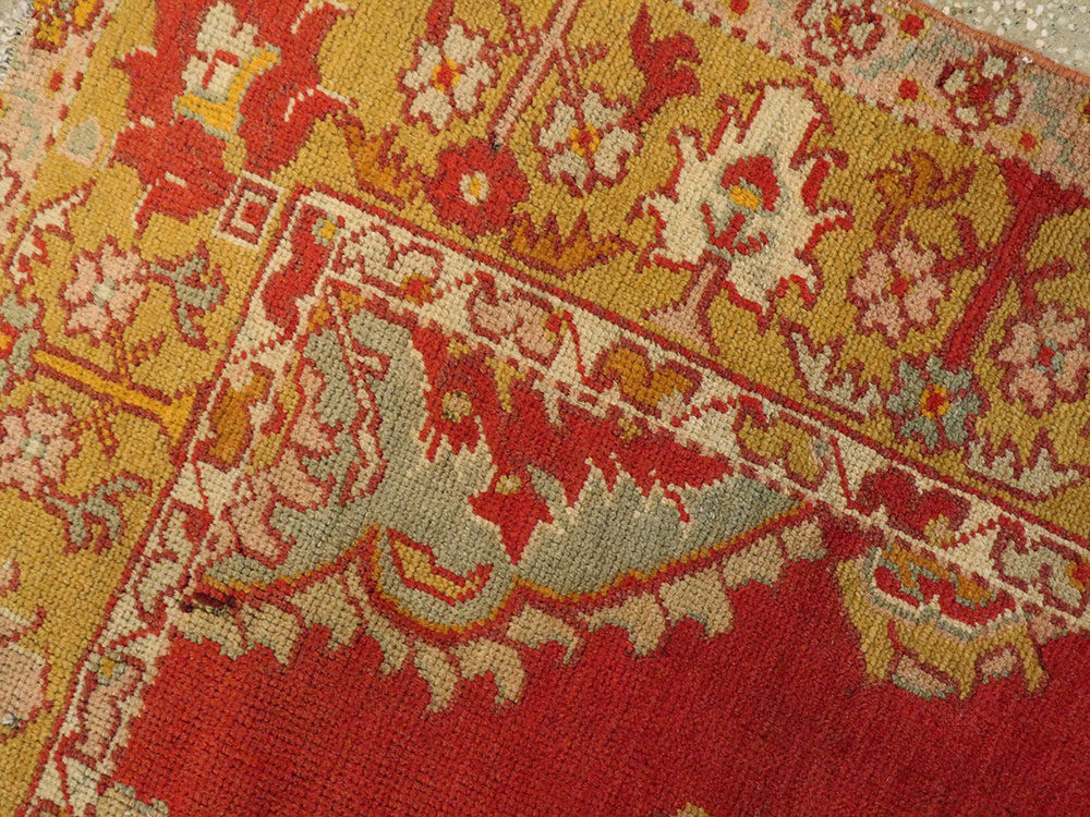 Antique Turkish Oushak Rug, No.15464 - Galerie Shabab