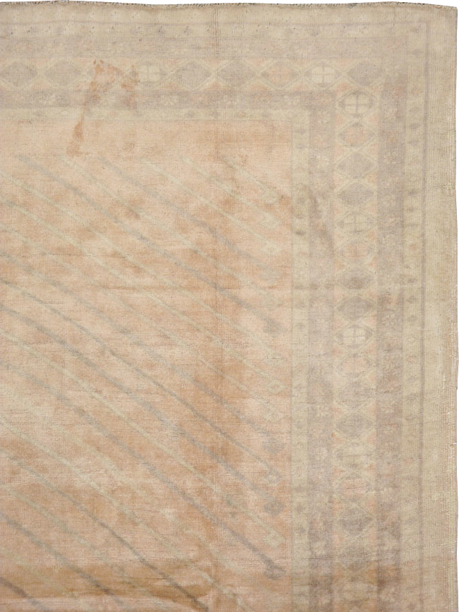 Vintage Turkish Oushak Square Carpet, No.15469 - Galerie Shabab