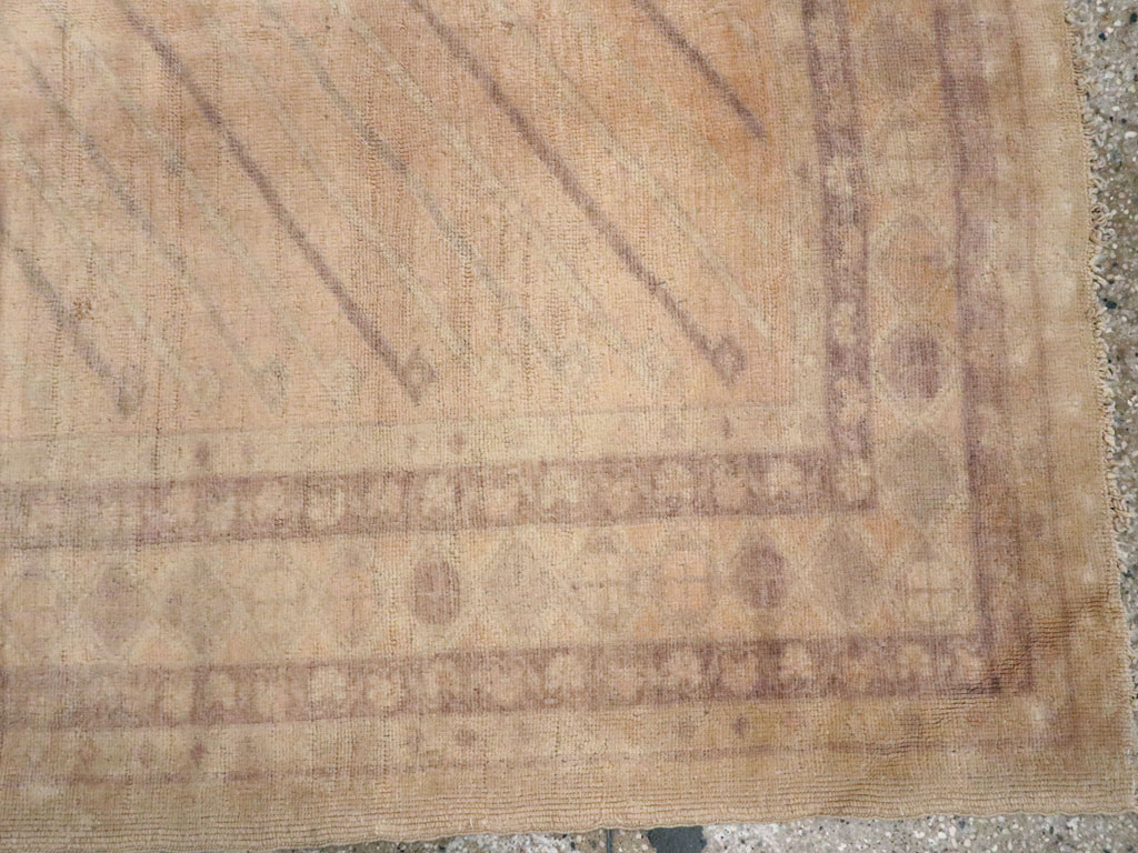 Vintage Turkish Oushak Square Carpet, No.15469 - Galerie Shabab