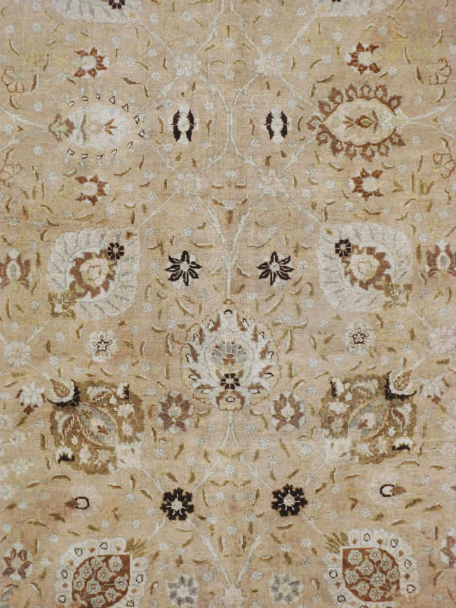 Antique Persian Tabriz Carpet, No.15483 - Galerie Shabab
