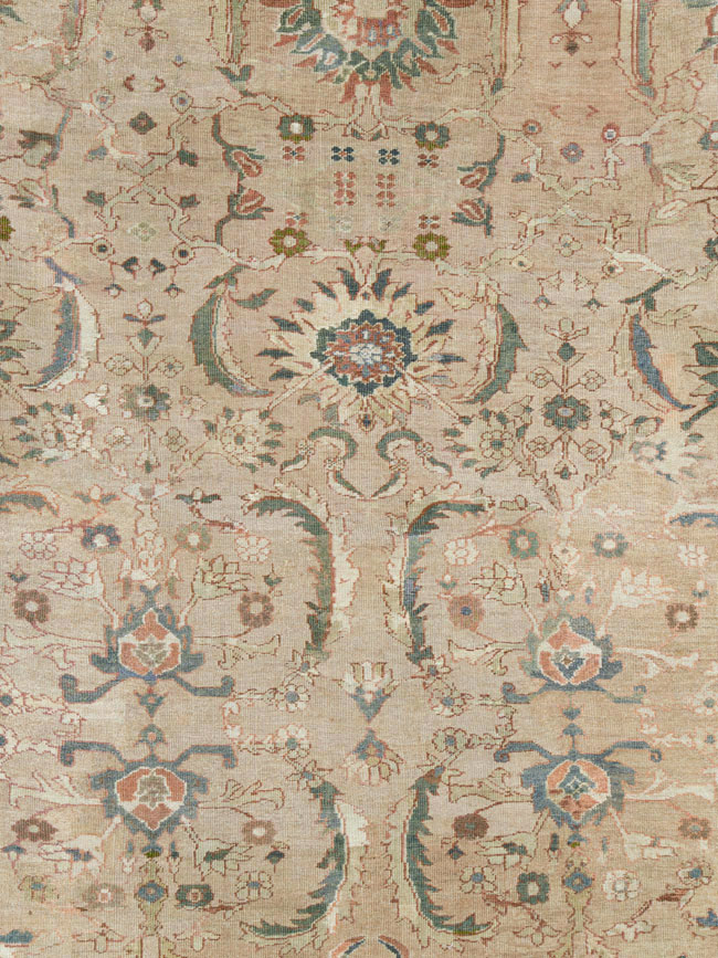 Antique Persian Mahal Carpet, No.15487 - Galerie Shabab