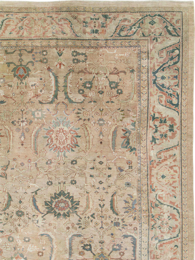 Antique Persian Mahal Carpet, No.15487 - Galerie Shabab