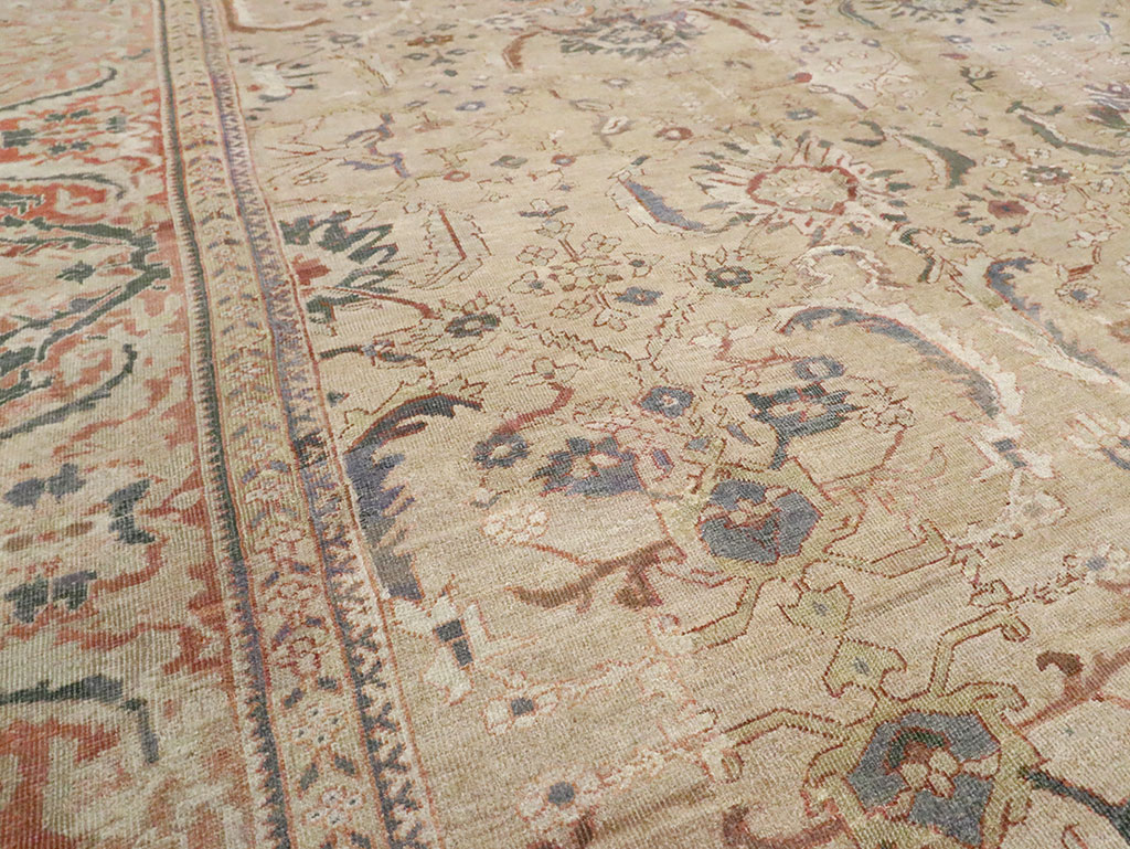 Antique Persian Mahal Carpet, No.15487 - Galerie Shabab
