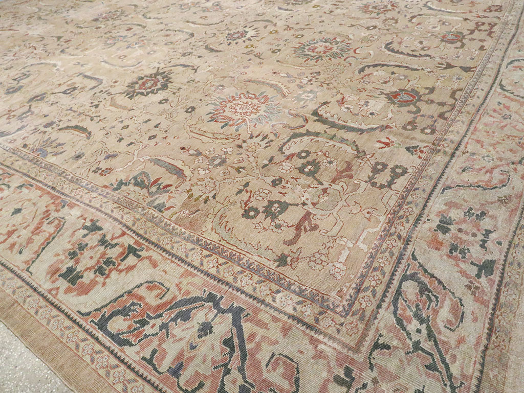 Antique Persian Mahal Carpet, No.15487 - Galerie Shabab