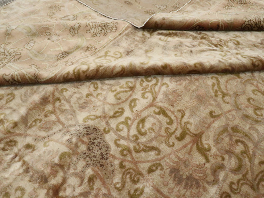 Antique Indian Lahore Carpet, No.15496 - Galerie Shabab