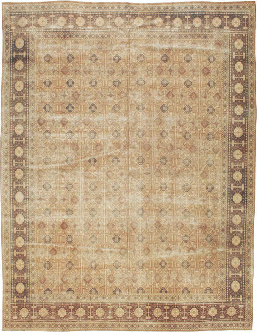 Vintage Persian Tabriz Carpet, No.15499 - Galerie Shabab
