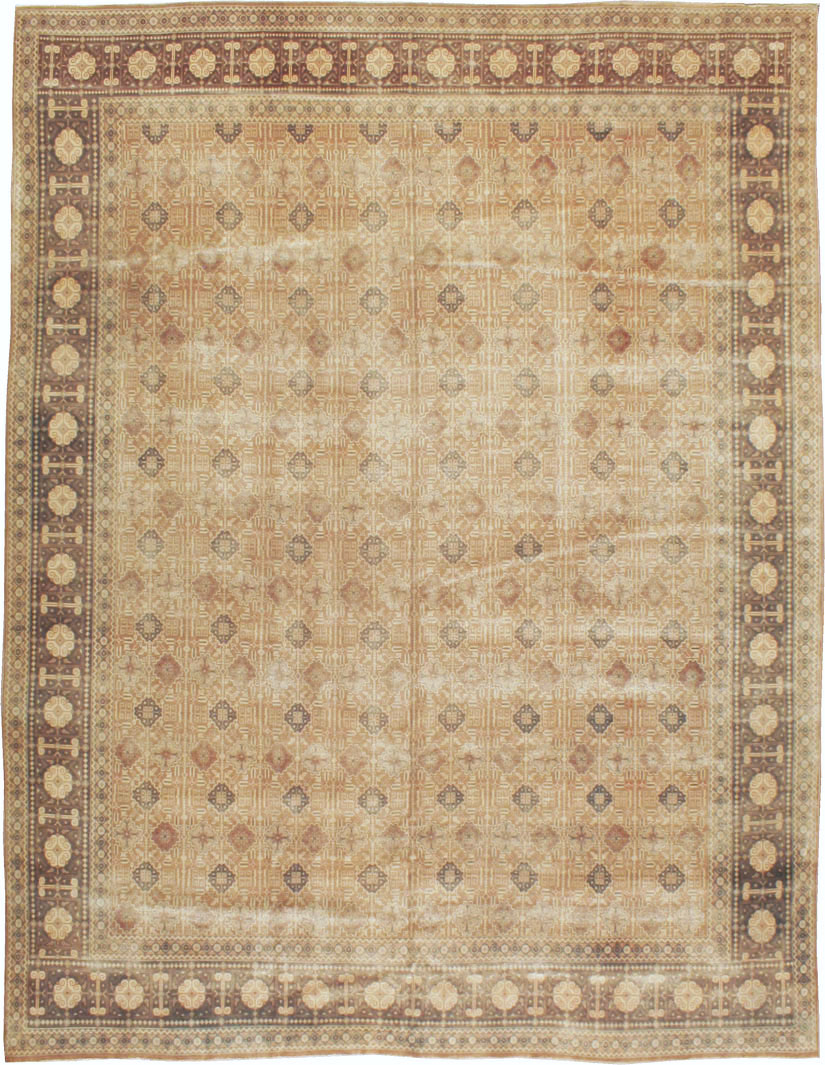 Vintage Persian Tabriz Carpet, No.15499 - Galerie Shabab