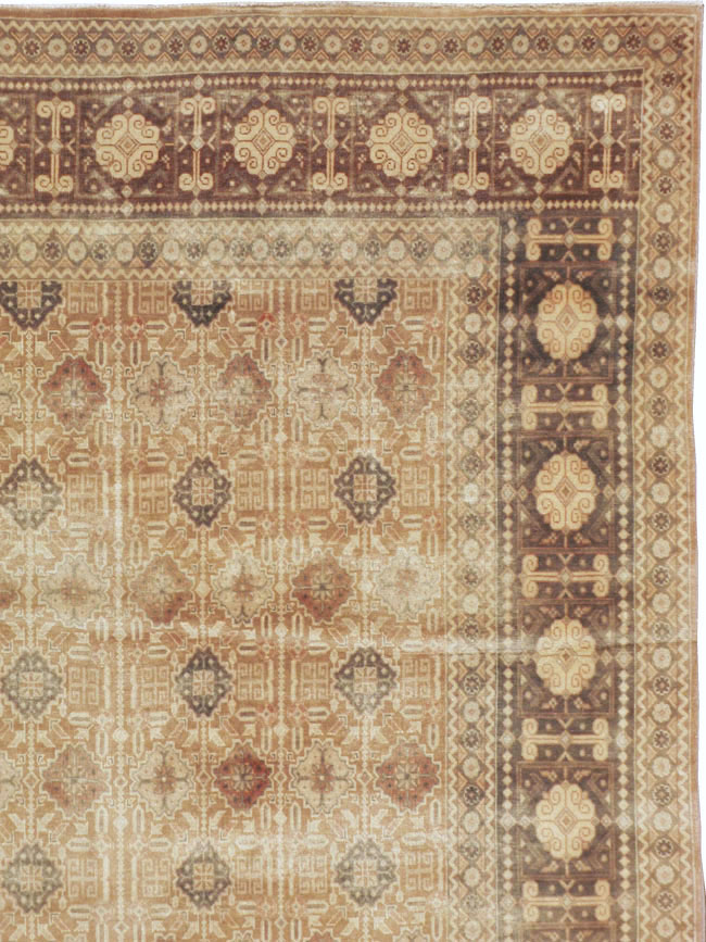 Vintage Persian Tabriz Carpet, No.15499 - Galerie Shabab