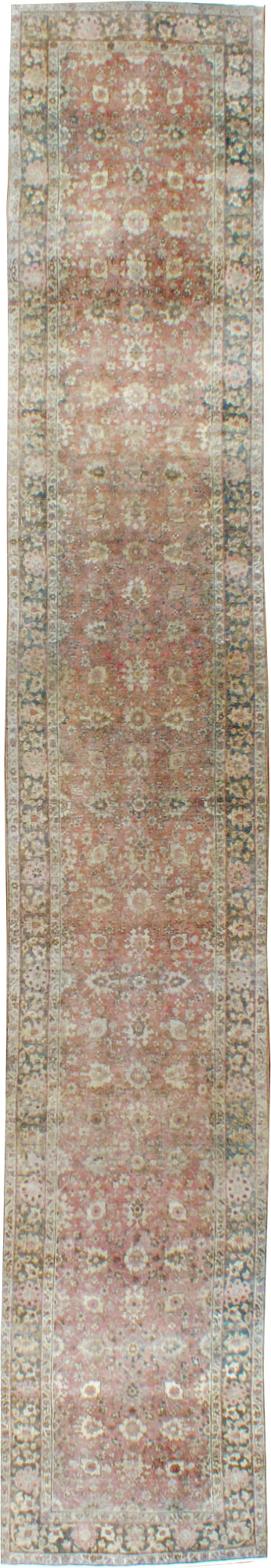 Vintage Persian Tabriz Runner, No.15501 - Galerie Shabab